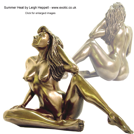 Summer Heat by Leigh Heppell Eroric Sculpture in Bronze - Limited Edition