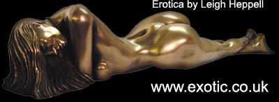 Erotic Nude Female Bondage Art Sculptures by Leigh Heppell